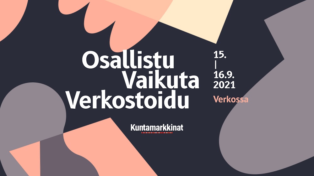 Terveet tilat -tietoiskut Kuntamarkkinoilla 15.–16.9. klo 13.30